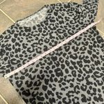 Reformation Long Sleeve Pullover Animal Print Sweater Grey Gray Medium M Photo 6