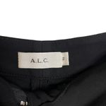 ALC Frank ALC Lucas Scalloped Crepe Black Shorts Photo 2