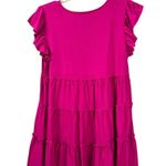 Zenana Outfitters Women's Fuchsia Ruffled Top Photo 1
