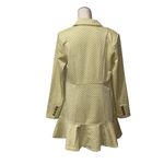 CAbi NWT   Hobnob Topper #6249 Yellow black white print Large Photo 5