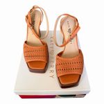 Katy Perry  The Steady Ginger Biscuit Woven Platform Heels Ankle Strap Sandal 8.5 Photo 1