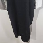 For Cynthia Linen Shift Dress Size Medium Linen Colorblock Dress Photo 3