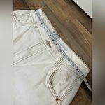 Bershka  Women's Cream Straight Leg Jeans Photo 6