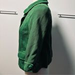 Anthropologie Tulle Green Jacket Size Small Cropped Lined Career Classic Top Photo 2