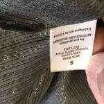 Anthropologie shimmery grey layered dressy top Photo 11