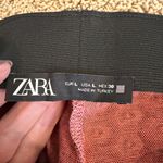 ZARA  Stretchy Flare Leggings Size Large Hippie Pants Boho Retro Funky U3 Photo 2