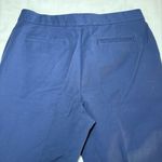 Lands' End  Pants Women's Size 14 Navy Blue Straight Leg Trousers High Rise Pant Photo 9