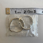 Faux Silver Plated Big Hoop‎ Fashion Jewelry Earrings Photo 5