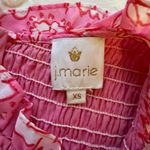 J.Marie The Rosie Ruched Smocked Mini Dress Pink Size XS Photo 8