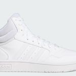 Adidas Women 8 White Hoops 3.0 Mid Classic Shoes Tennis Shoes Sneakers Run SR6 Photo 3