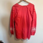 Show Me Your Mumu NWT Claudine Embroidered Tunic Top Dress Coral Pink Boho XS Photo 3