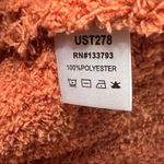 POL  Knit Sweater Small Orange Floral Daisy Cozy Turtleneck Pullover Photo 6