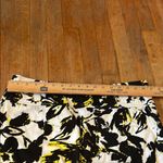 Cato  Black and Yellow Floral Pencil Skirt‎ size 12 Photo 7