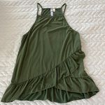 Green Halter Top Size L Photo 0