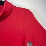 Athleta Women's Seamless Turtleneck Shirt Clover Berry Red Base Layer Ski Small Photo 3