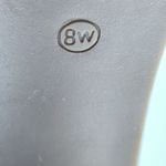 Womens Sandals 8W Wide Silver Rhinestones Open Toe Block Heel C Comfort Brand Size 8 Photo 11