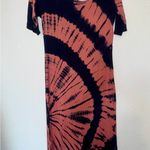 Maeve  by anthropology Blue and mauve color Casual Midi Dress Photo 1