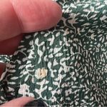 Princess Polly Drop Waist Mini Dress Size 4 Oversized Green White J7 Photo 6