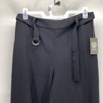 Vince Camuto mood indigo rich black high waisted wide leg chic career size 12 Photo 2