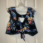 Lysa Swim Black/Blue Floral Low Photo 0