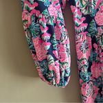 Lilly Pulitzer  Auralia Dress Oyster Bay Navy Shroom With a View Photo 4