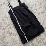 Everlane Paper Bag Dress Black Cotton Mini Pockets Neutral Casual summer Medium Photo 12