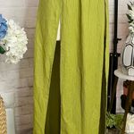 Boutique Avocado Green M Slit Skirt Photo 1