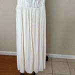 House Of CB  M D-DD 'Amorata' Ivory Pleated Maxi Dress NWOT Photo 7