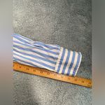 AYR blue white striped button down shirt XL Photo 12