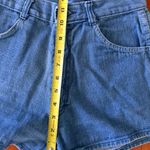 Vintage Woolco high waisted denim shorts Fit Small 24” waist made in Hong Kong Blue Photo 4