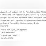 l*space L* Pamela Bikini Top Cream/Lemon Drop and Tommy bottom NWT Photo 9