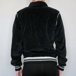 Vintage 90s Peter B Velour Collared Sweatshirt Size M Photo 4