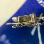 VTG German Sterling Silver Moving Parts Swinging Pendulum Cuckoo Clock Charm Photo 5