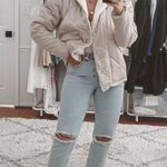 BLANK NYC Womens Faux Fur Trim Quilted Puffer Jacket Medium Photo 8