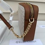 Michael Kors MK JST LG EW Crossbody Signature - Vanilla Photo 7