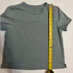 Lululemon athletica Classic Fit Cotton-Blend T-Shirt Silver Blue Photo 5