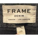 frame denim Frame Women's Jeans Le Crop Mini Boot Frayed Hem Mid-Rise Stretch Denim Gray 26 Photo 4