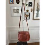 Coach Vintage 90s Prairie Bag 9954 British Tan Leather Flap Turnlock Crossbody B Photo 2