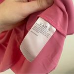 Me by Jennie Carth Barton Bow Blouse Pink Satin Women's Top Size XL Photo 4