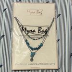 Myra Bag, Silver and Blue Charm Necklace Photo 1
