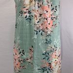 Bebop Floral Sage Green Mini Summer Shift Dress Size Small Photo 9
