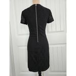 Marc New York Andrew Marc Black Zip Back Sheath Dress Size M Photo 3