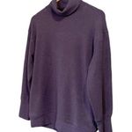 Athleta Balance Cinch Purple Sweatshirt Tunic Long Sleeve Turtleneck Size Small Photo 4