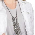 SAACHI BOHO BEADED TASSEL PARIJAT SUEDE NECKLACE Photo 1