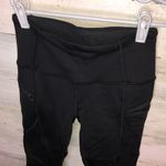 Lululemon Athletica black Capri ankle leggings size 2 gym work out legging Photo 2