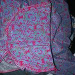 Leslie Fay Vintage 14 Pleated Purple Floral Belted Dress Photo 9