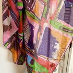 Colorful scarf/ Sarong Purple Size L Photo 1