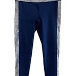 Vineyard Vines Women’s Navy Gingham Cropped Performance Leggings Size Medium Photo 0