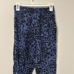 Aerie NWOT  Blue Cheetah Print Pajama Pant Joggers Size XS Photo 3