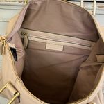 G.I.L.I Got it Love It Cream Pebbled Leather Convertible Handbag Crossbody Photo 7